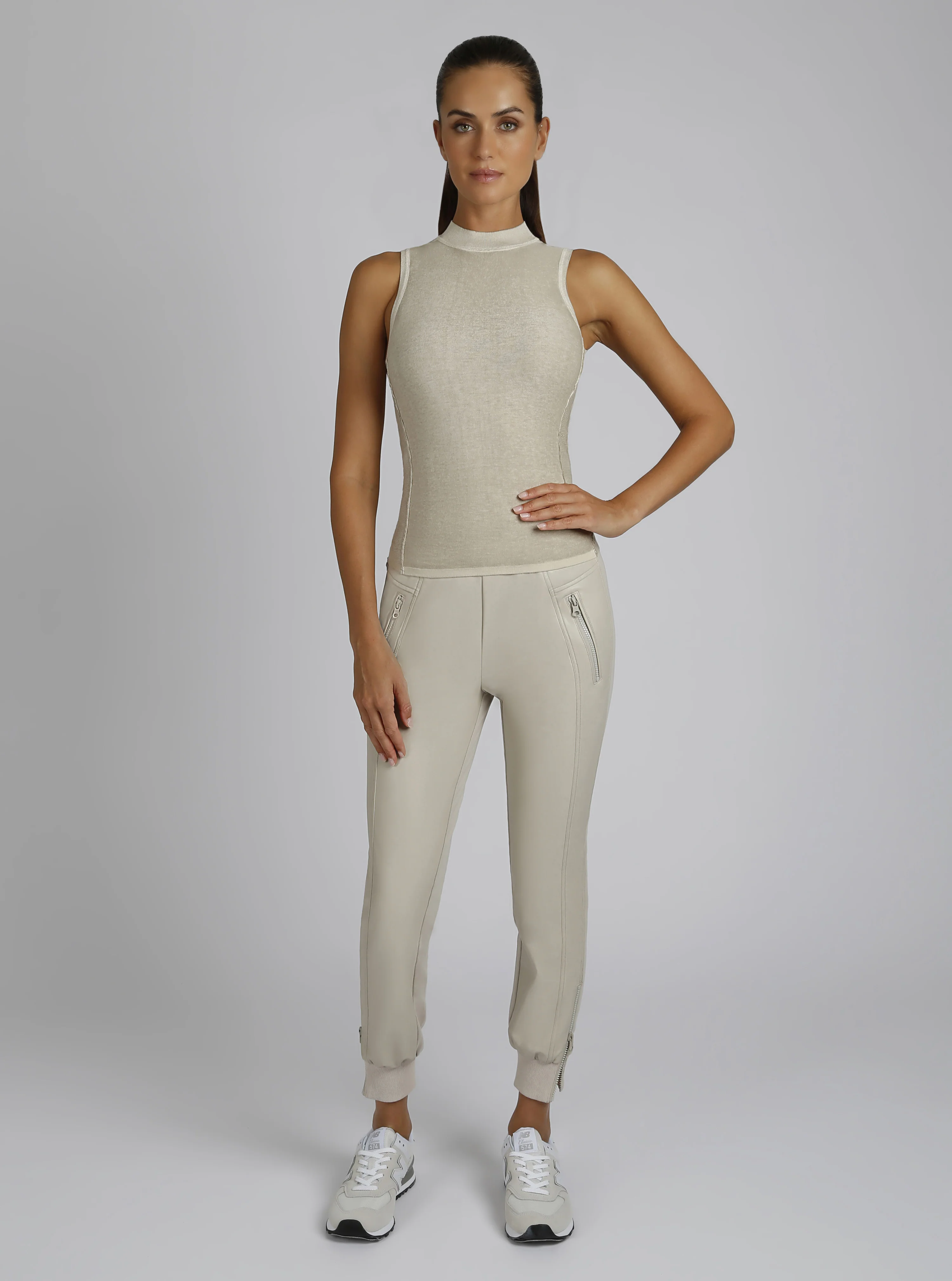 $39 Silk Cashmere LuxeKnit Astrid Mock Neck Top - FINAL SALE - Image 5