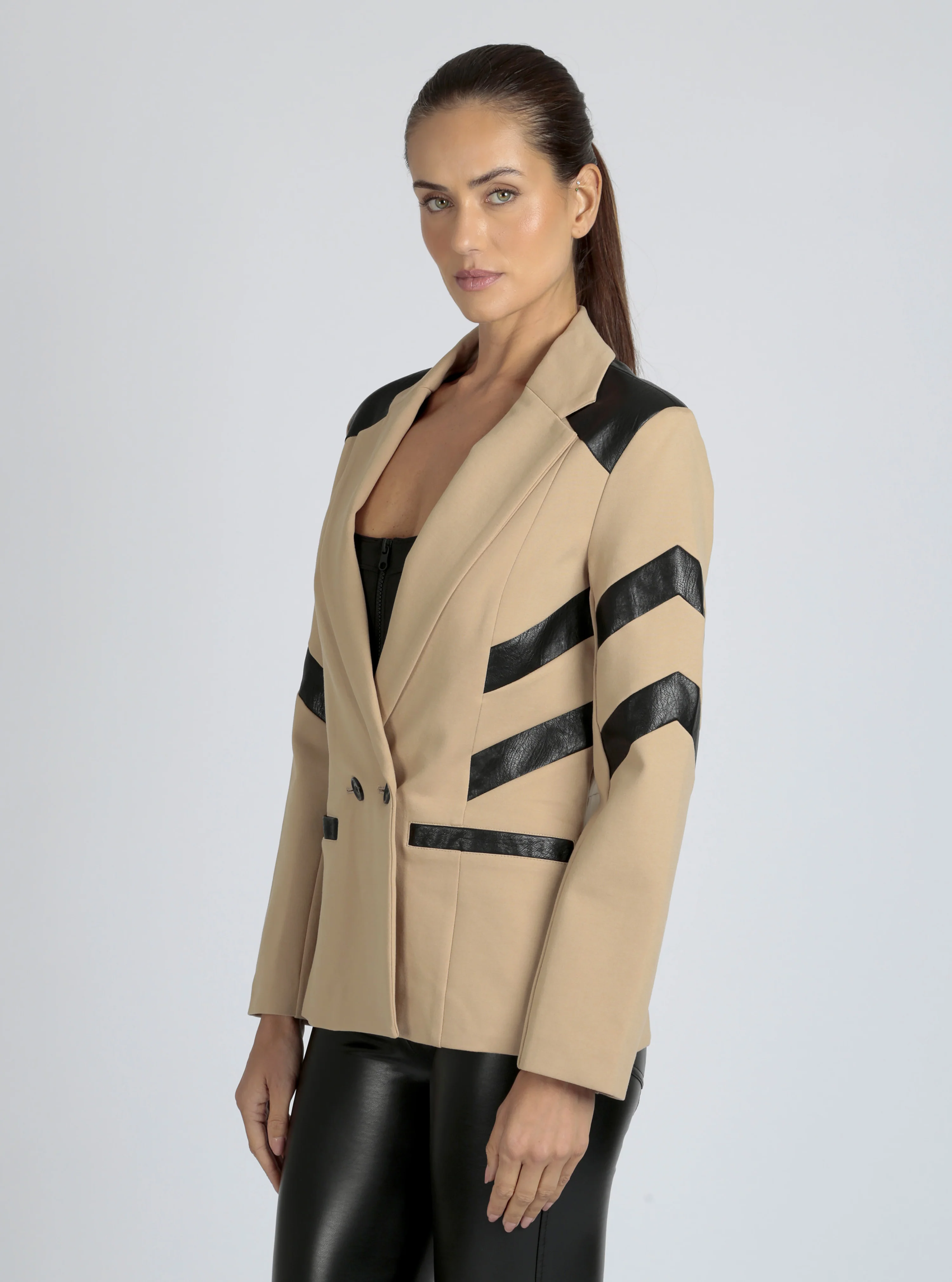 $25 Dylan Double Breasted Blazer- BF-FINAL SALE - Image 7
