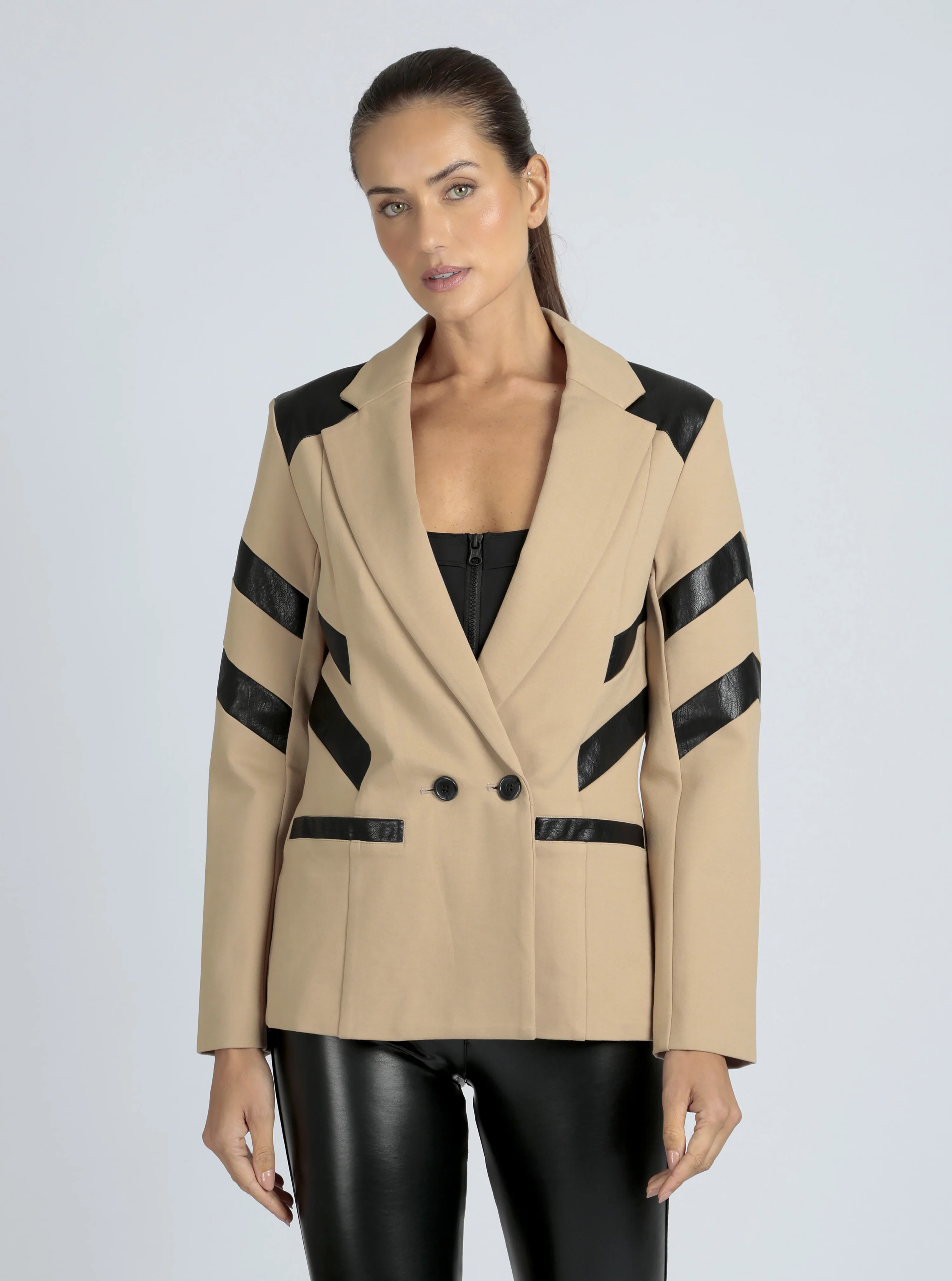$25 Dylan Double Breasted Blazer- BF-FINAL SALE - Image 9