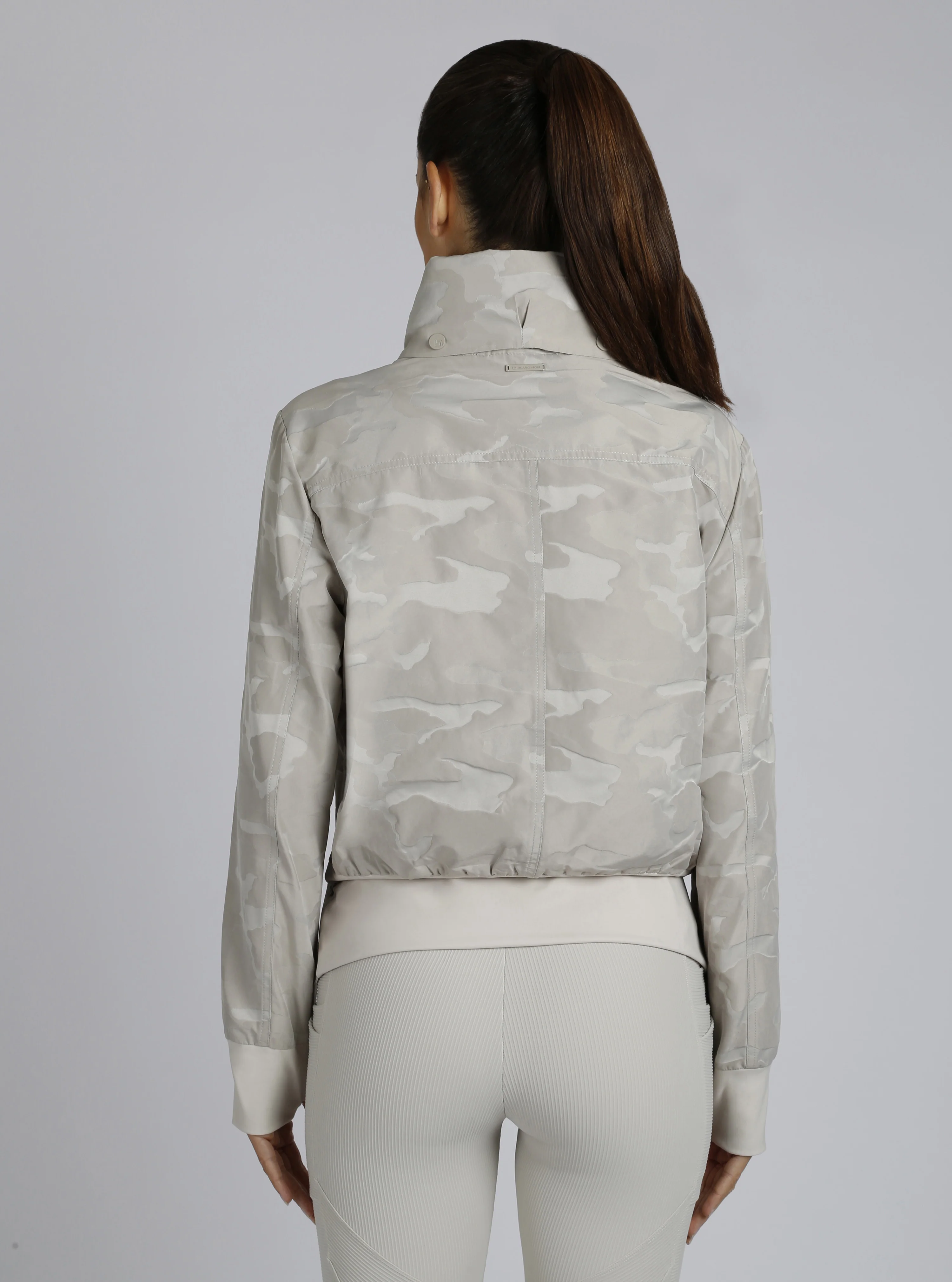 $99 Violette Camo Bomber - Pumice - FINAL SALE - Image 5