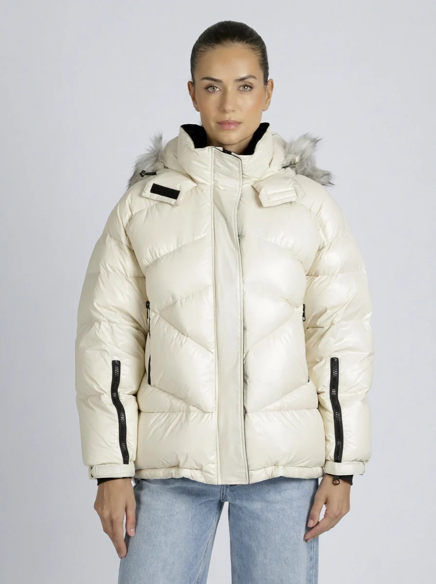 Oversized Super Blanc Puffer Down Filled Jacket - Image 3
