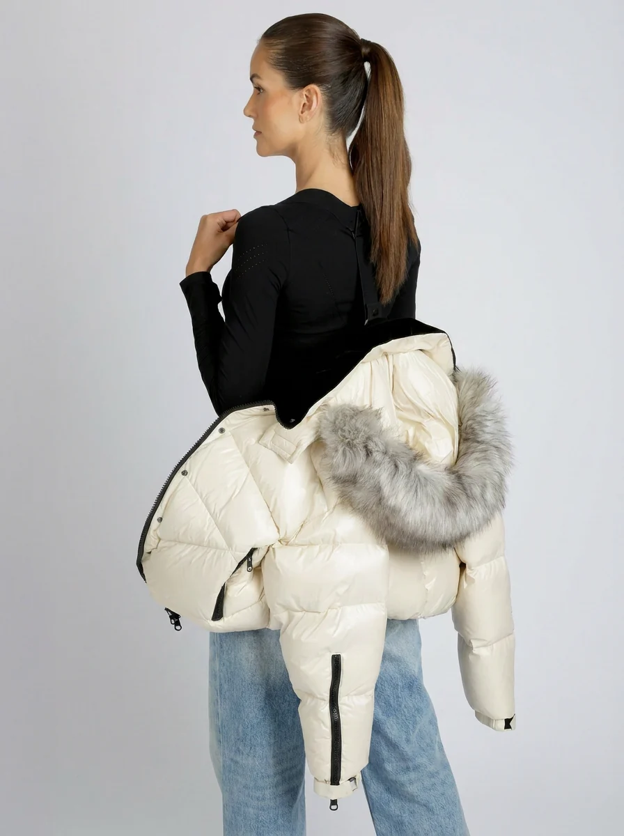 Oversized Super Blanc Puffer Down Filled Jacket - Image 34