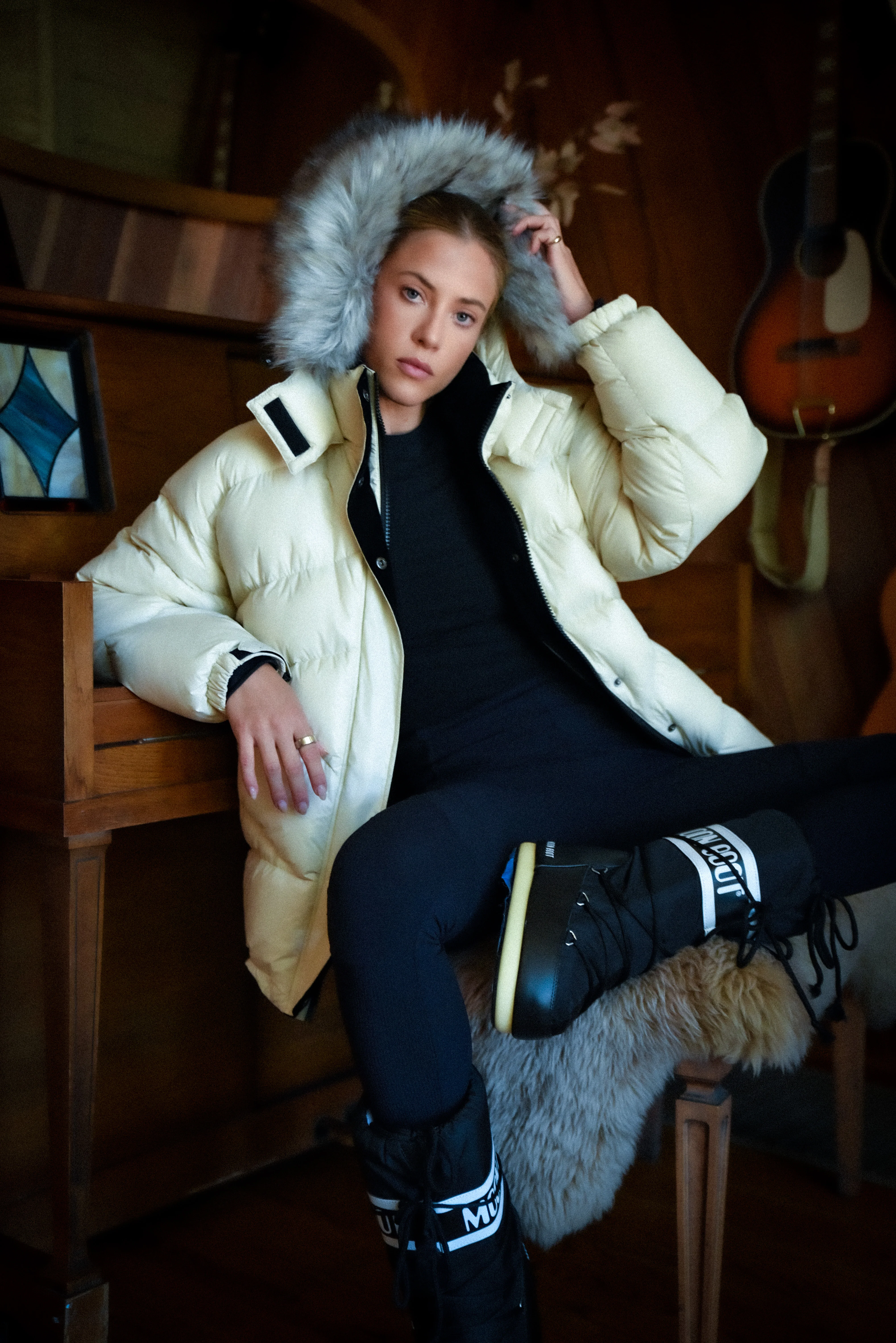 Oversized Super Blanc Puffer Down Filled Jacket - Image 8