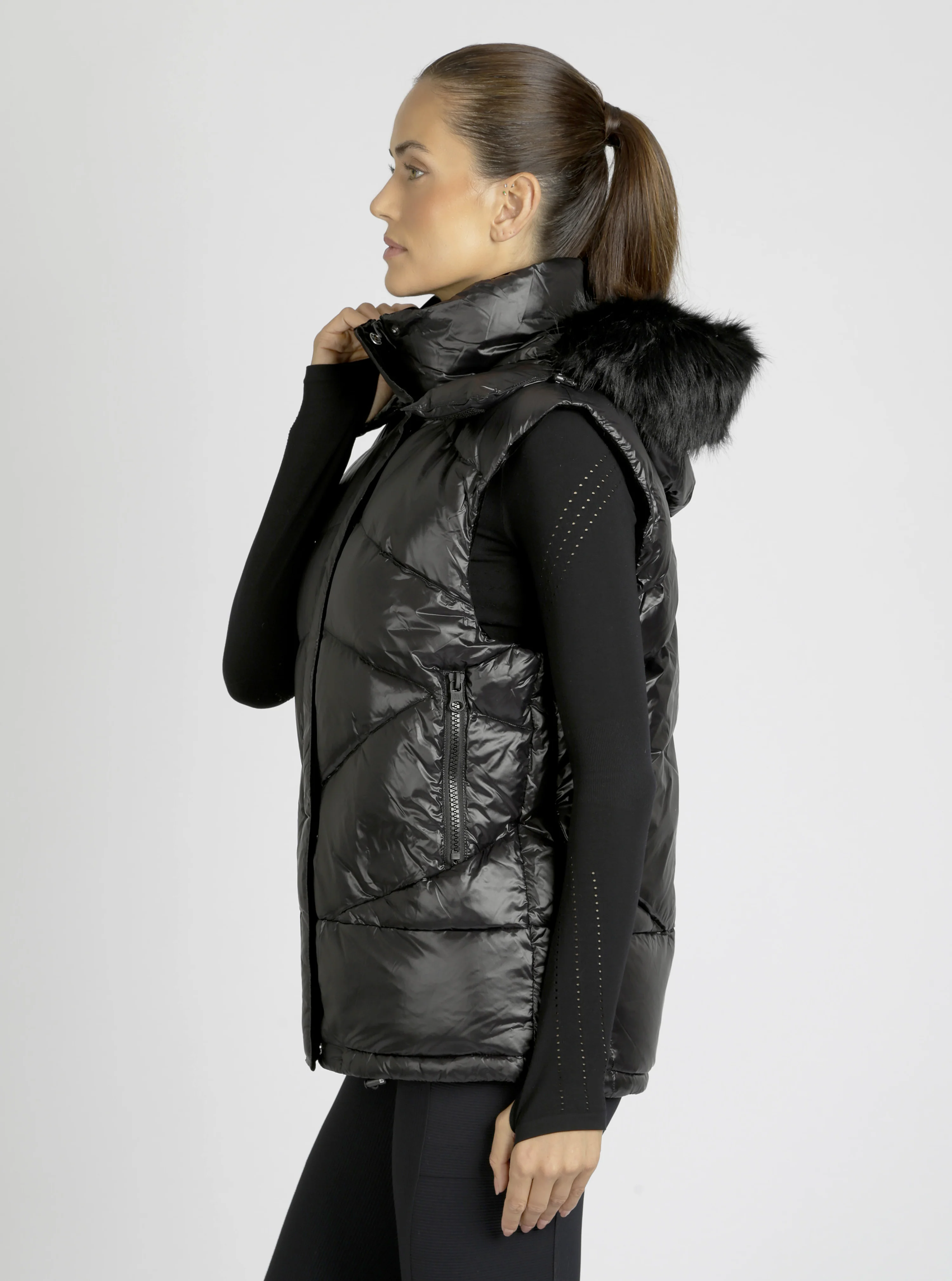 Oversized Super Blanc Puffer Down Filled Vest - Image 11