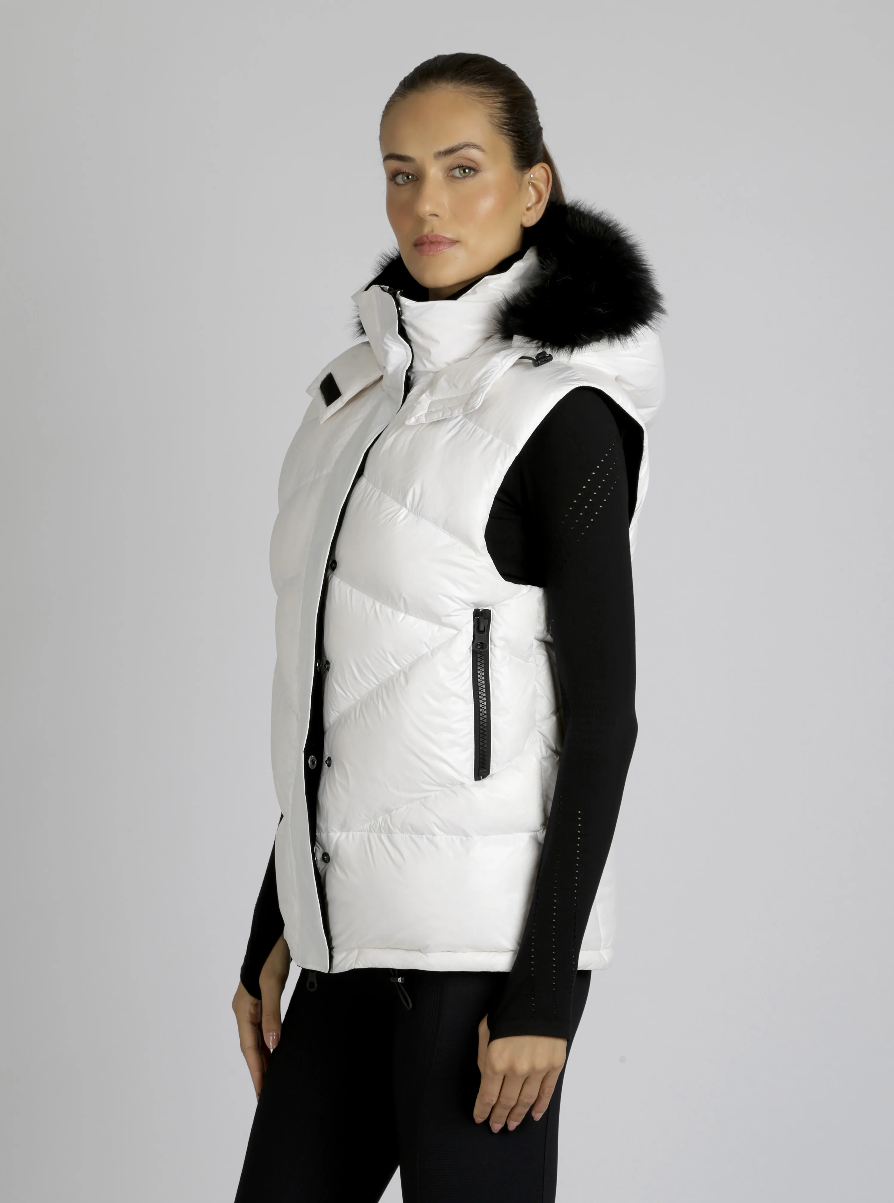 Oversized Super Blanc Puffer Down Filled Vest - Image 27