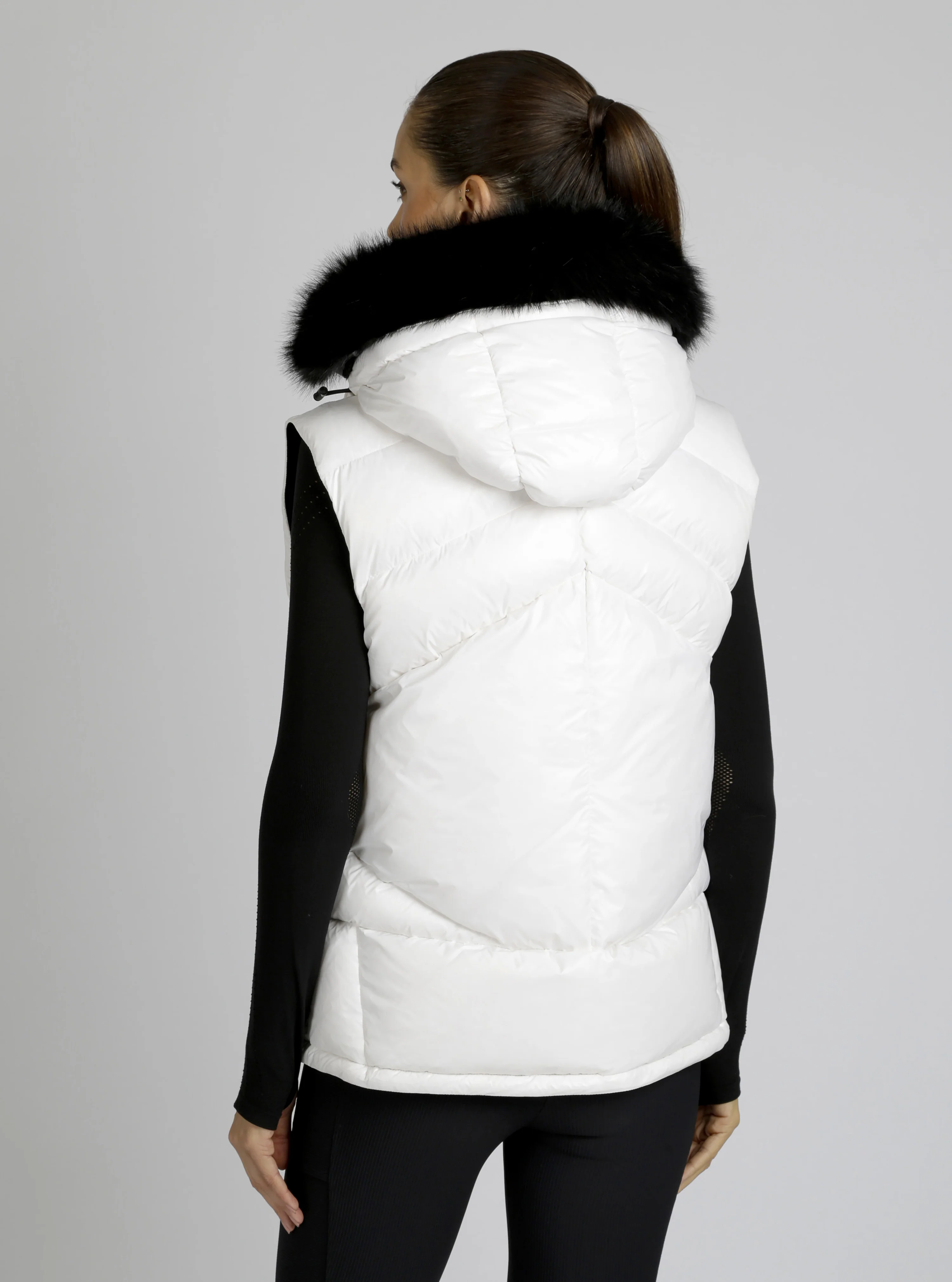 Oversized Super Blanc Puffer Down Filled Vest - Image 28