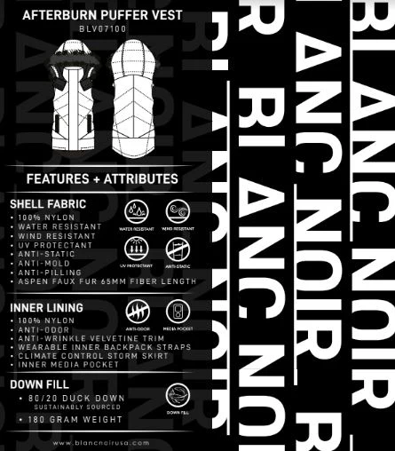 Oversized Super Blanc Puffer Down Filled Vest - Image 6