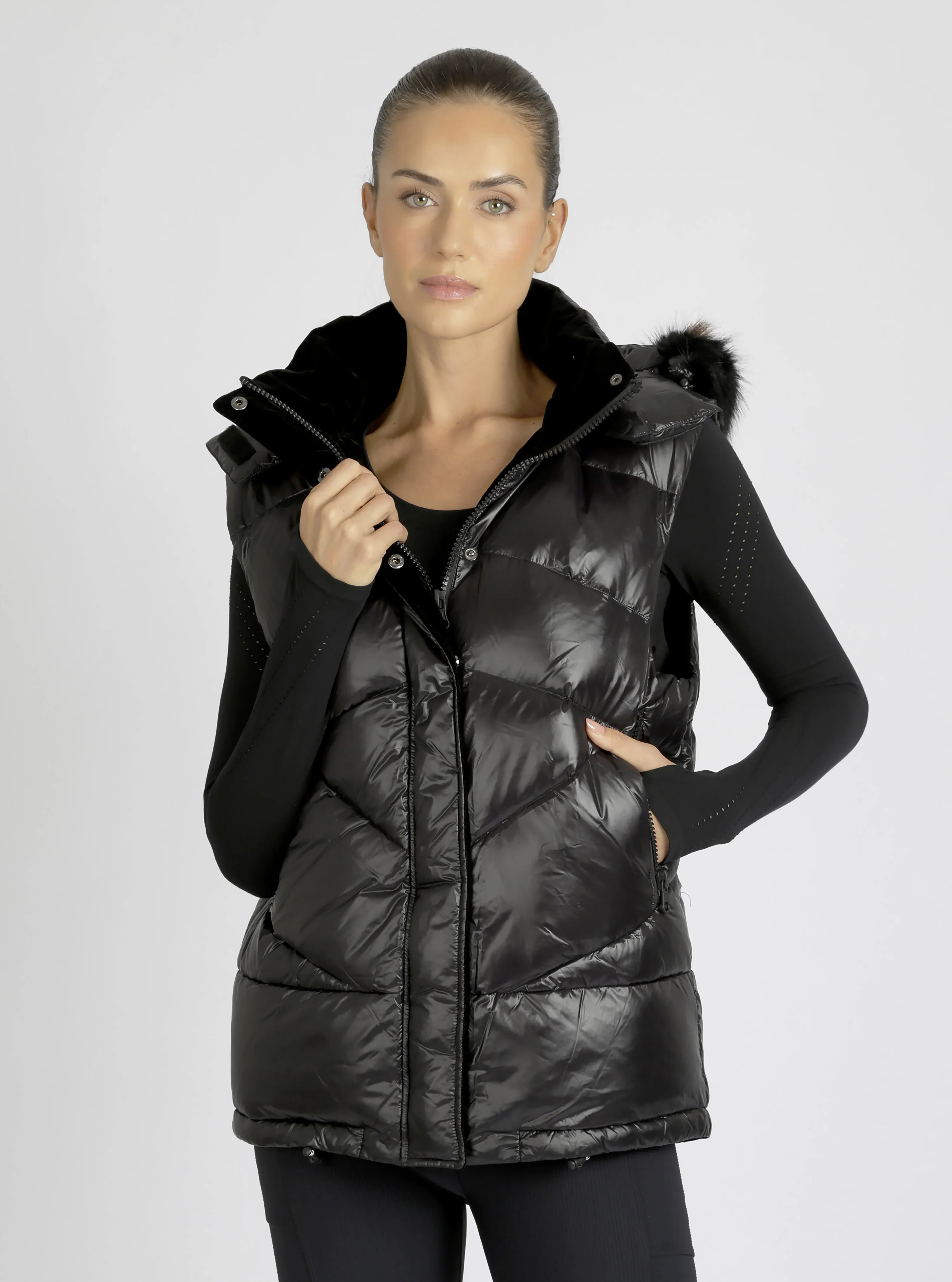 Oversized Super Blanc Puffer Down Filled Vest - Image 8