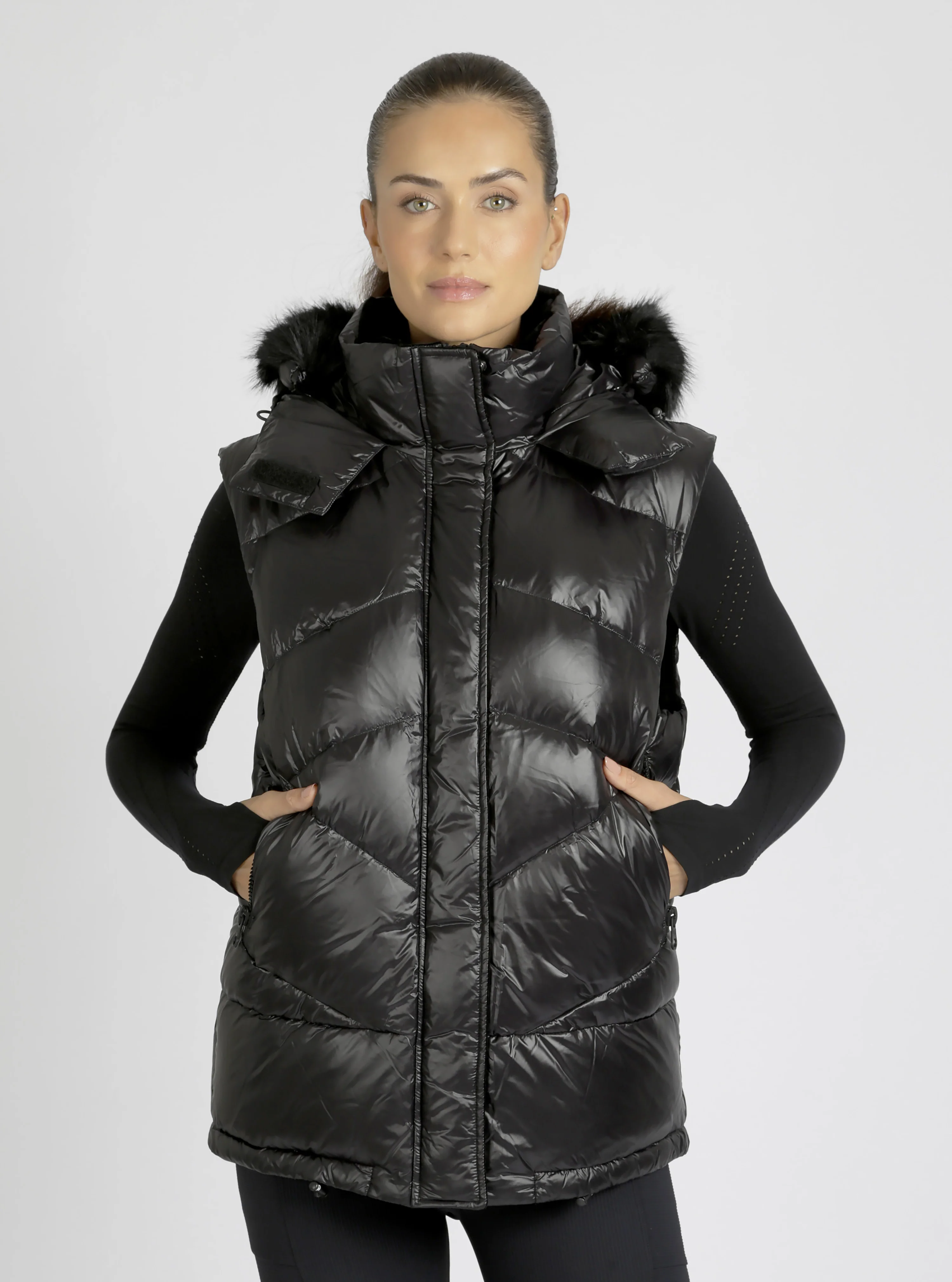 Oversized Super Blanc Puffer Down Filled Vest - Image 9