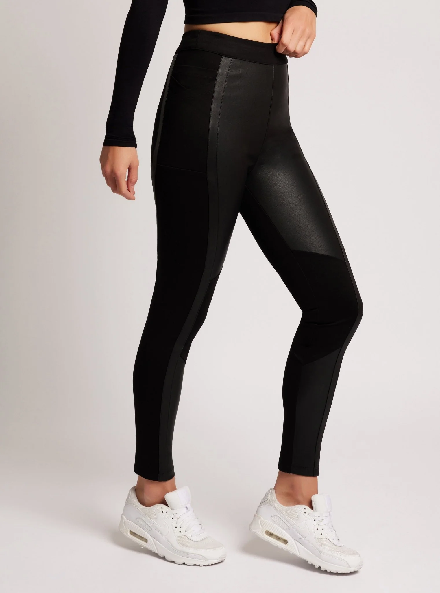 $99 Ponte Leather Legging Final Sale - Image 3